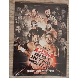 ROH Wrestling Road To Best In The World June 11, 2016 (DVD) Briscoes NEW Seald